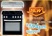 KELVINATOR 3 Piece Built In Ceran Oven 