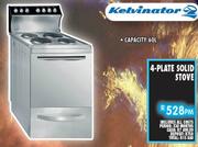 KELVINATOR 4 Plate Solid Stove 
