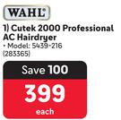 Wahl Cutek 2000 Professional AC Hairdryer 5439-216