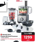 Bennett Read Premio 20 Food Processor BRFP3