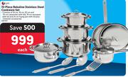 Tissolli 15-Piece Bekaline Stainless Steel Cookware Set 282162-Per Set