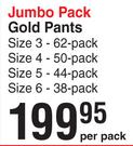Huggies Jumbo Pack Gold Pants-Per Pack