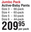 Pampers Jumbo Pack Active-Baby Pants-Per Pack