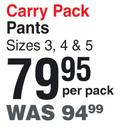 Pampers Carry Pack Pants-Per Pack