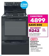 Defy Kitchenaire 600 Black Electric Stove DSS694