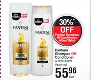 Pantene Shampoo Or Conditioner Assorted-400ml/360ml Each