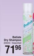 Batiste Dry Shampoo Assorted-200ml