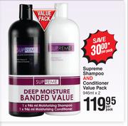 Supreme Shampoo & Conditioner Value Pack-2 x 946ml Per Pack