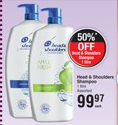 Head & Shoulders Shampoo Assorted-1L Each