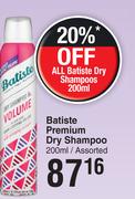 Batiste Premium Dry Shampoo Assorted-200ml