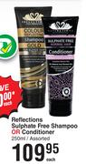 Reflections Sulphate Free Shampoo Or Conditioner Assorted-250ml Each
