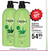 Organics Shampoo & Conditioner Assorted-1L Each