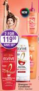 L'Oreal Shampoo Or Conditioner Assorted-For 2 x 400ml
