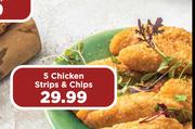 4 Salsa Chicken Wings & Chips