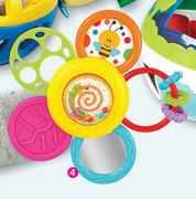 Winfun Flower Rattle & Soft Teether-Each