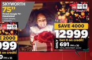 Skyworth 75" Google TV 75SUE9350F