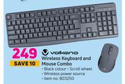 Volkano Wireless Keyboard & Mouse Combo