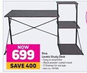 Riva levels study store desk