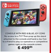 Sparkfox Nintendo Switch Console With Red & Blue Joy Cons