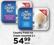 Country Fresh Ice Cream Assorted-2L Each