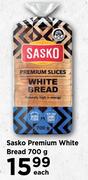 Sasko Premium White Bread-700g Each
