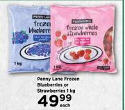Penny Lane Frozen Blueberries Or Strawberries-1Kg Each
