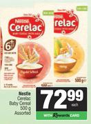 Nestle Cerelac Baby Cereal Assorted-500g Each