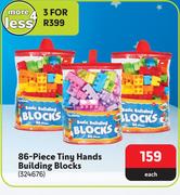 86 Piece Tiny Hands Building Blocks-Each