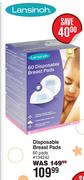 Lansinoh Disposable Breast Pads 60 pads