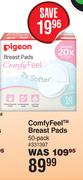 Pigeon Comfy Feel Breast Pads 50 Pack