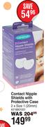 Lansinoh Contact Nipple Shields With Protective Case 2 x Size 1 (20mm)
