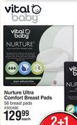 Vital Baby Nurture Ultra Comfort Breast Pads 56 Breast Pads-Each