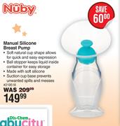 Nuby Manual Silicone Breast Pump