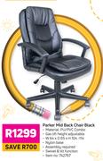 Parker Mid Back Chair (Black)