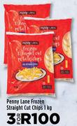 Penny Lane Frozen Straight Cut Chips-For 3 x 1Kg