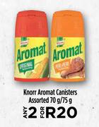 Knorr Aromat Canisters Assorted-For Any 2 x 70g/75g