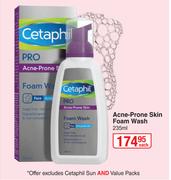 Cetaphil Acne Prone Skin Foam Wash-235ml Each