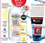 Garnier Pure Active 3 In 1 Wash, Scrub & Mask-150ml