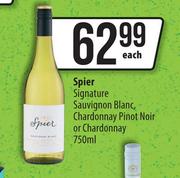Spier Signature Sauvignon Blanc,Chardonnay Pinot Noir Or Chardonnay-750ml Each