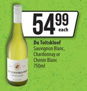 Du Toitskloof Sauvignon Blanc,Chardonnay Or Chenin Blanc-750ml Each