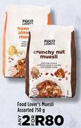Food Lover's Muesli Assorted-For Any 2 x 750g