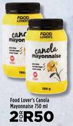 Food Lover's Canola Mayonnaise-For 2 x 750ml