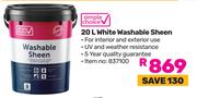 Simple Choice White Washable Sheen-20Ltr