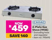 Cadac 2-Plate Gas Stove 193E