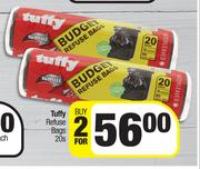 Tuffy Refuse Bags-For 2 x 20s