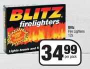 Blitz Fire Lighters-12s Per pack