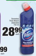 Domestos Thick Bleach (Selected)-750ml 