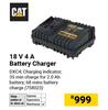 CAT 18V 4A Battery Charger