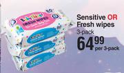 Baby Things Sensitive Or Fresh Wipes 3 Pack-Per 3 Pack