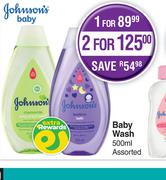 Johnson's Baby Wash Assorted-500ml